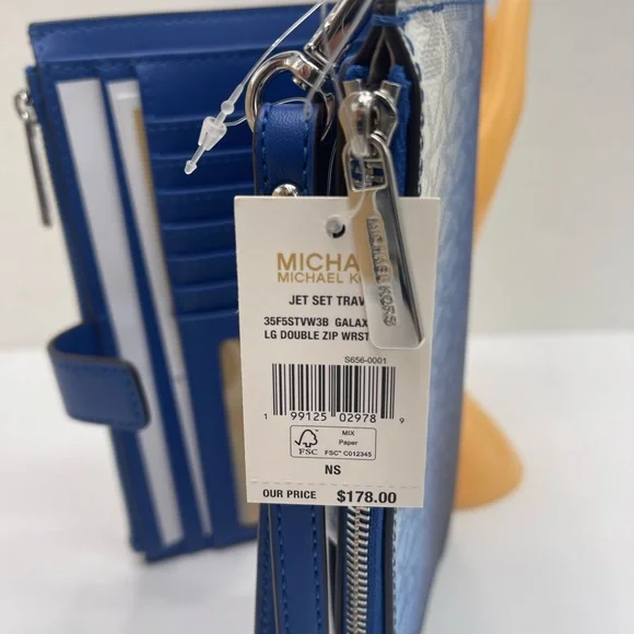 MICHAEL KORS Jet Set Lg Ombré Signature Logo Double Zip Wristlet Wallet
GALAXY - Picture 4 of 16